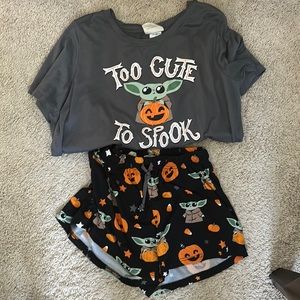 Baby Yoda Halloween Pajamas